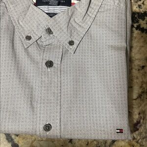 Tommy Hilfiger Men's Black Button Down Shirt